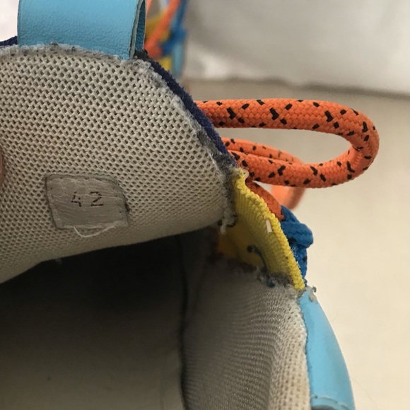 Men’s limited edition Moschino sneakers mixed colors size 42 - Picture 6 of 10